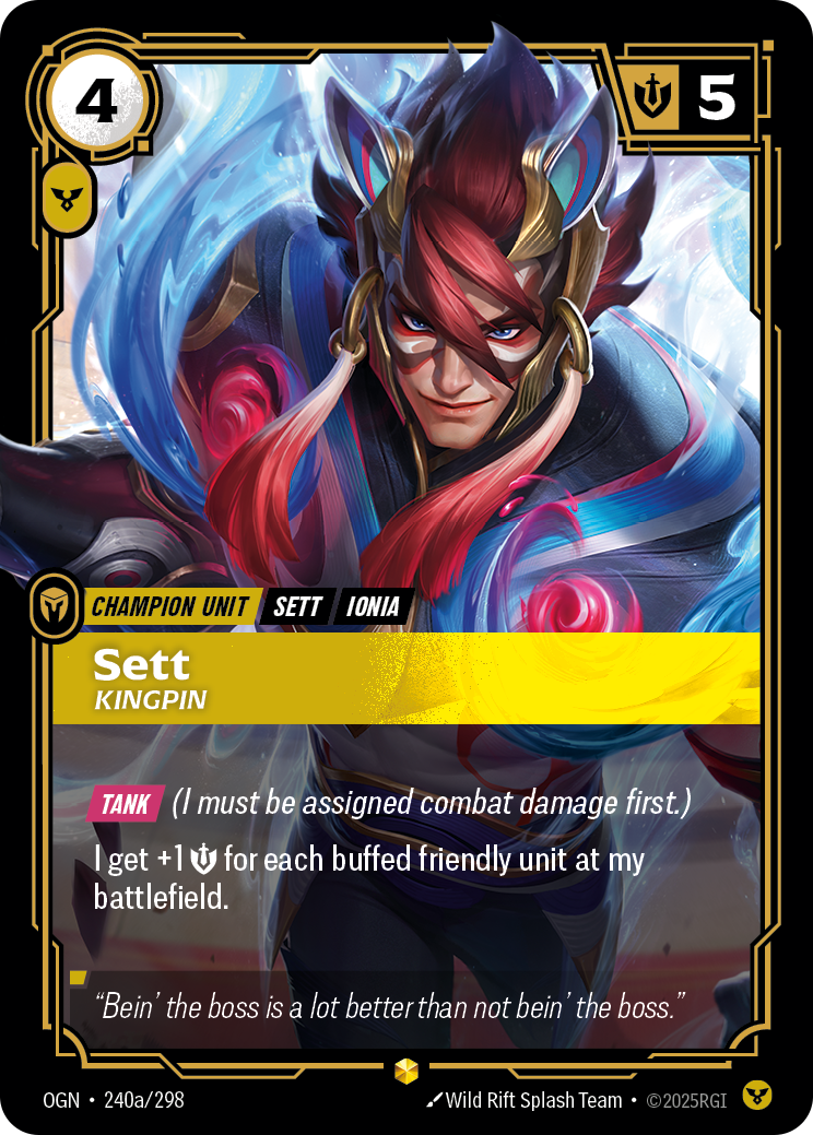 Sett, Kingpin [OGN-240a/298]