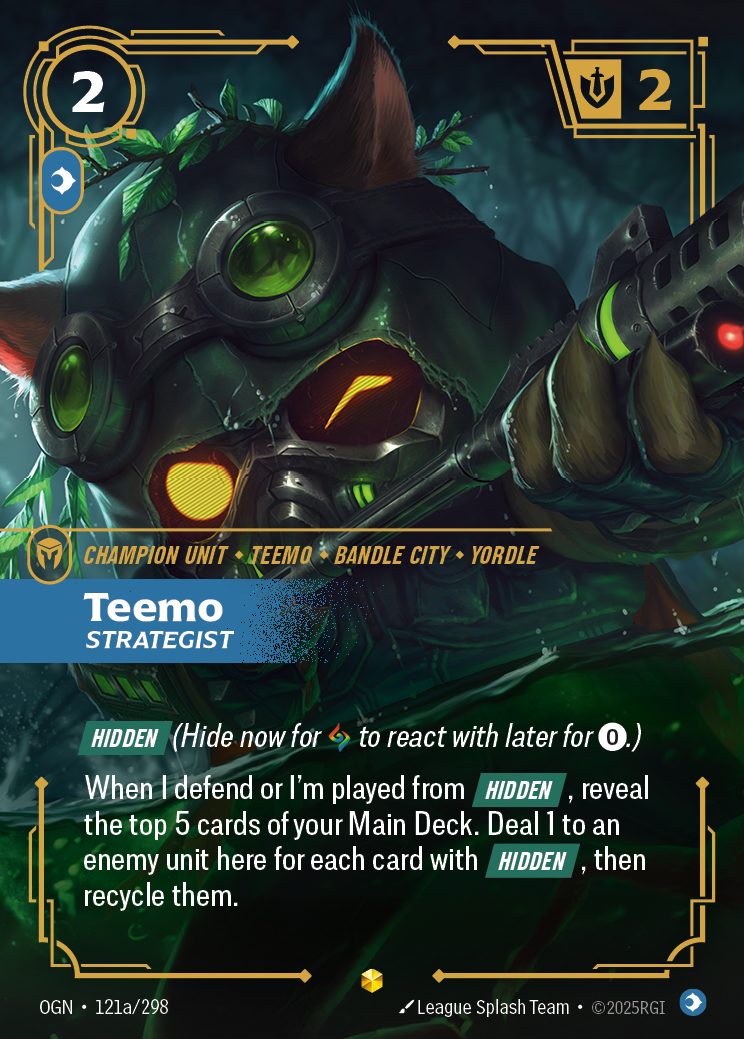 Teemo, Strategist [OGN-121a/298] CN
