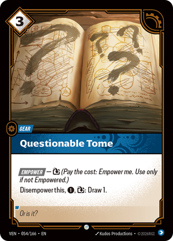 Questionable Tome [VEN-054/166]