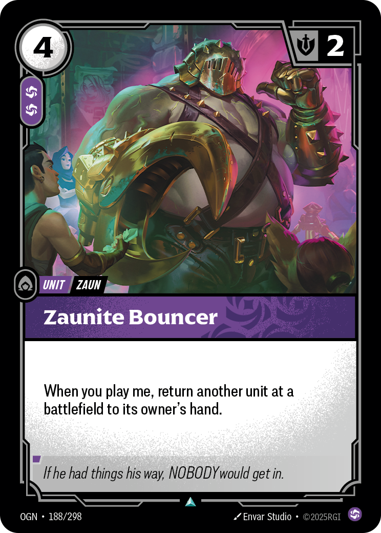 [Chinese] Zaunite Bouncer [OGN-188/298]