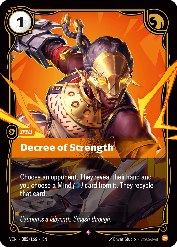 [Chinese] Decree of Strength [VEN-085/166]