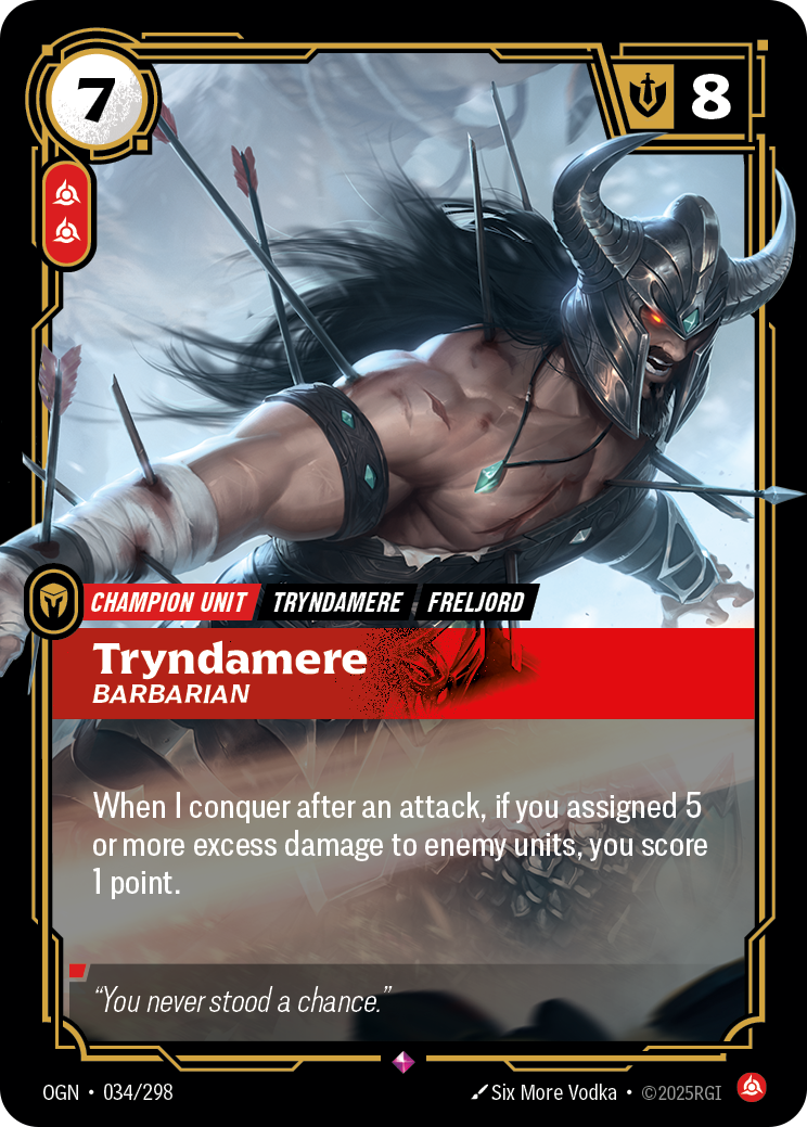 Tryndamere, Barbarian [OGN-034/298]