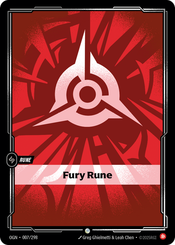 Fury Rune x 6 [OGN-007/298]