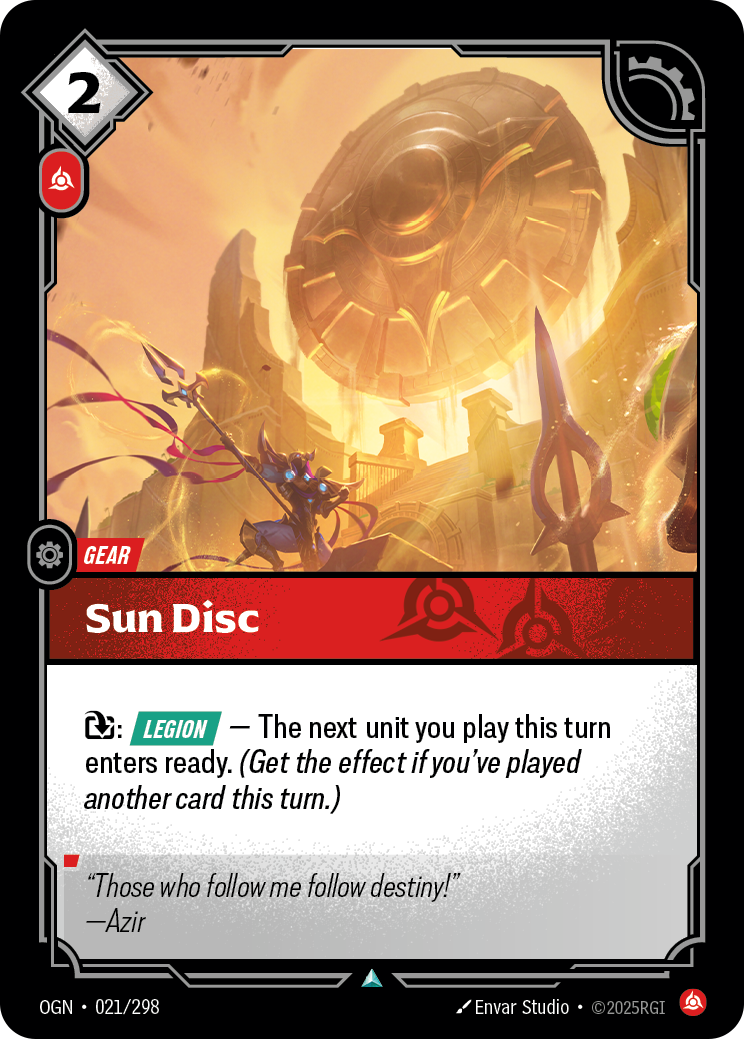 [Chinese] Sun Disc [OGN-021/298]
