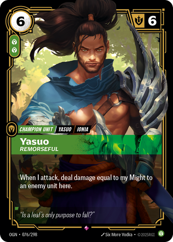 Yasuo, Remorseful [OGN-076/298]