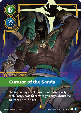 Nasus - Curator of the Sands (Overnumbered) [VEN-192/166]