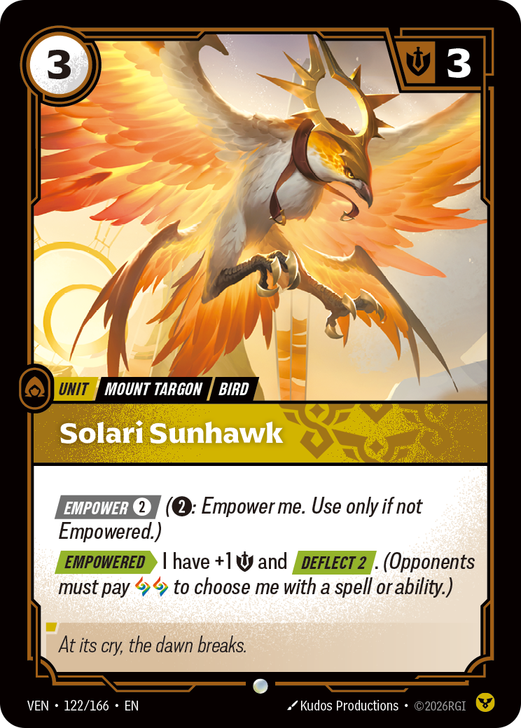 Solari Sunhawk [VEN-122/166]