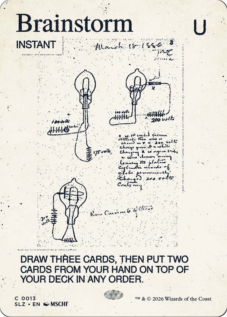 Brainstorm (0013) [Secret Lair x MSCHF: The Zeta Set]