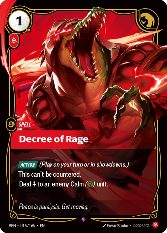 Decree of Rage [VEN-015/166]