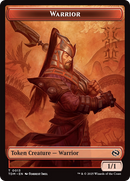 Goblin // Warrior Double-Sided Token [Tarkir: Dragonstorm Tokens]