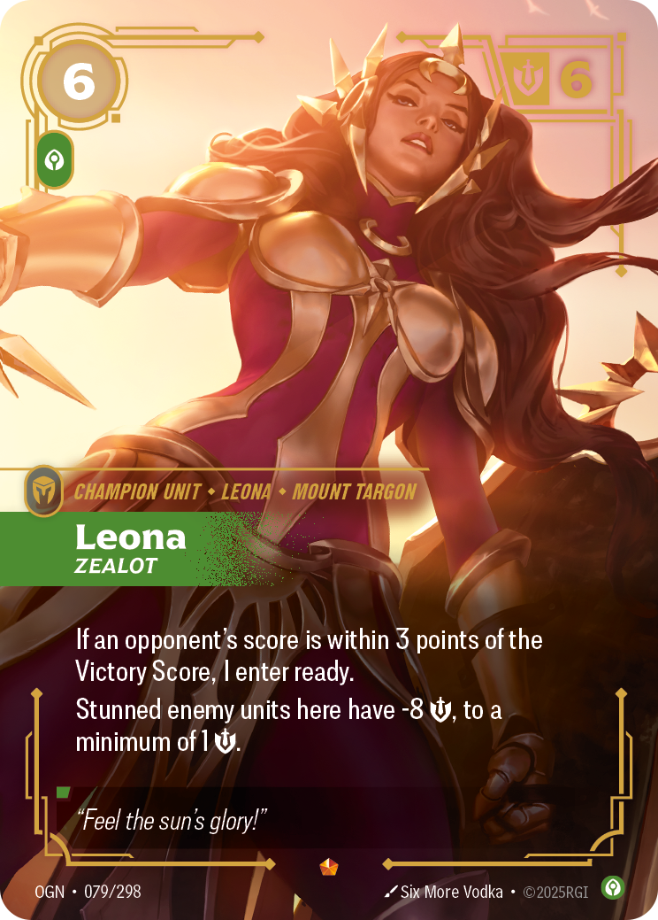 [Chinese] Leona, Zealot [OGN-079/298]