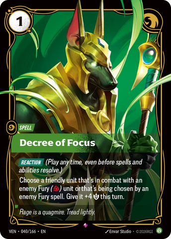Decree of Focus [VEN-040/166]