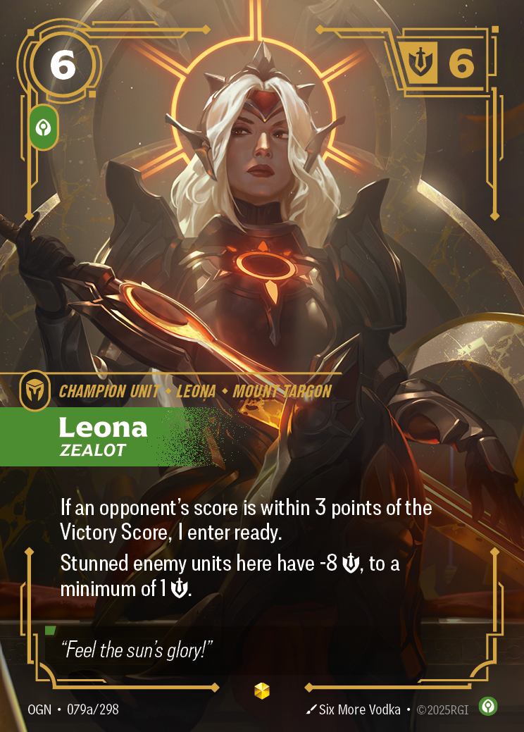 Leona, Zealot [OGN-079a/298]