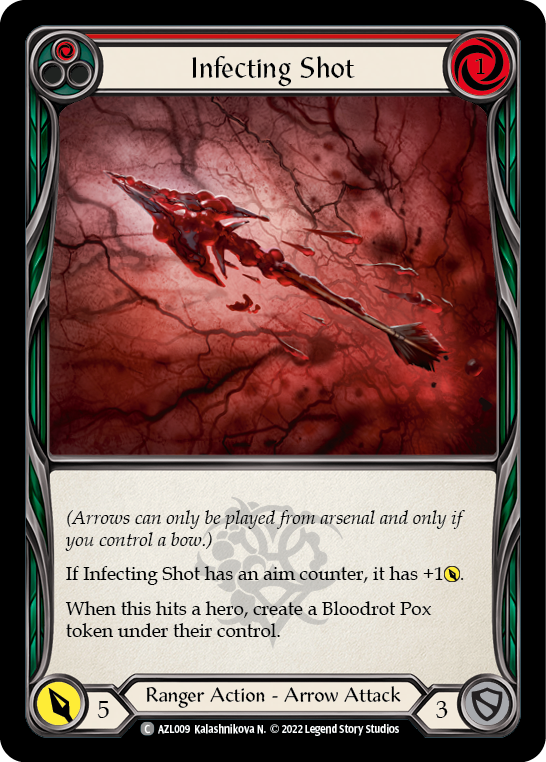 Infecting Shot (Red) [AZL009] (Outsiders Azalea Blitz Deck)