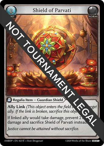 Shield of Parvati (023) [Mortal Ambition Draft Pack]