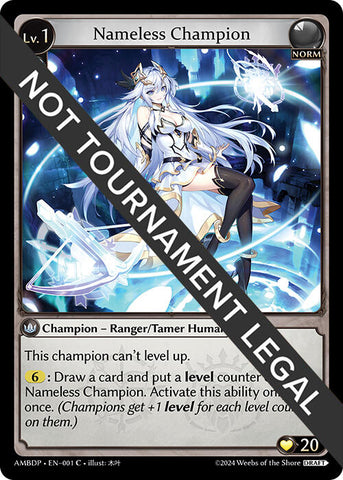 Nameless Champion (Ranger/Tamer) (001) [Mortal Ambition Draft Pack]