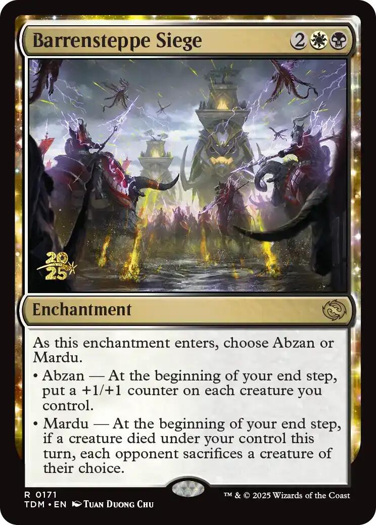Barrensteppe Siege [Tarkir: Dragonstorm Prerelease Cards]