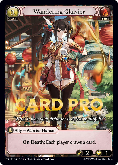 Wandering Glaivier (016) [Promotional Cards]
