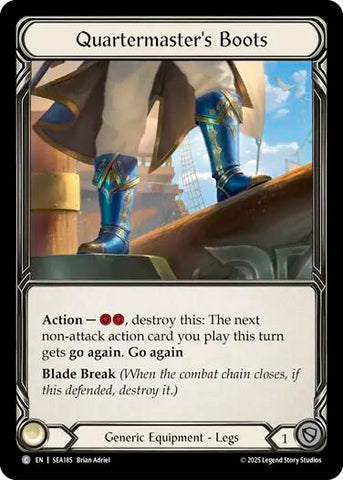 Quartermaster's Boots (Treasure) [SEA185] (High Seas)  Cold Foil