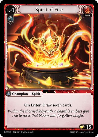 Spirit of Fire (1) [Distorted Reflections Starter Decks]
