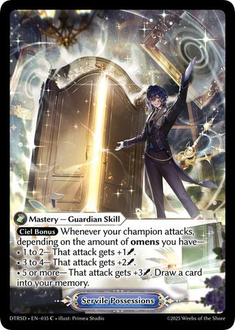 Servile Possessions (35) [Distorted Reflections Starter Decks]