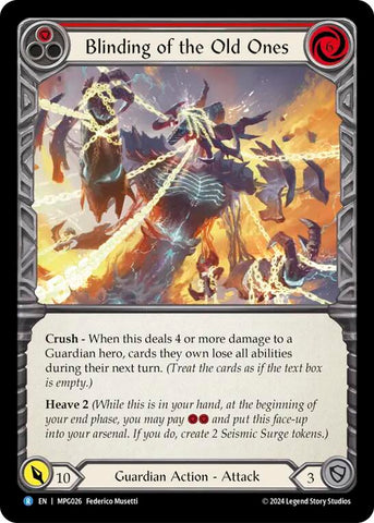 Blinding of the Old Ones [MPG026] (Mastery Pack Guardian)