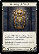 Hoarding of Denial [MPG009] (Mastery Pack Guardian)  Cold Foil