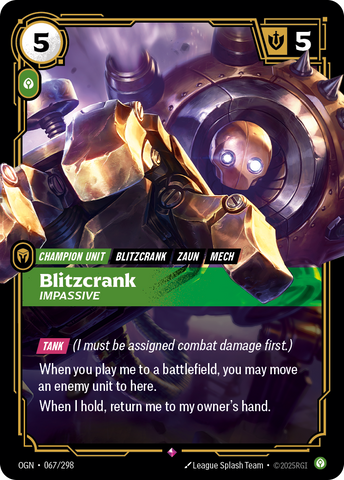 Blitzcrank, Impassive [OGN-067/298]