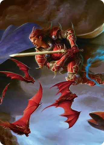 The Destined Warrior Scene Art Card [FINAL FANTASY Art Series]