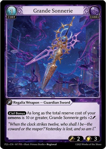 Grande Sonnerie (107) [Promotional Cards]