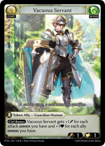 Vacuous Servant (158) [Phantom Monarchs]