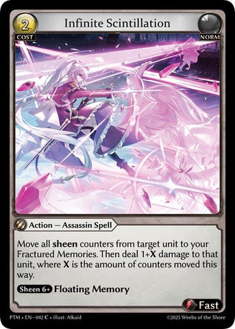 Infinite Scintillation (Curio Foil) (042) [Phantom Monarchs]