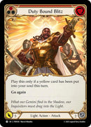 Duty Bound Blitz (Red) (Rainbow Foil) [PEN183] (Compendium of Rathe)  Rainbow Foil