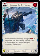 Conquer The Icy Terrain (Red) (Rainbow Foil) [PEN231] (Compendium of Rathe)  Rainbow Foil