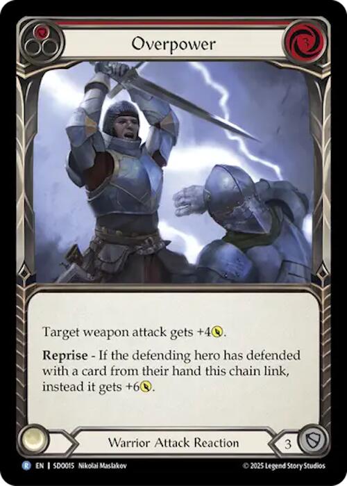 Overpower (Red) (Regular) [SDO015] (GEM Pack 2)