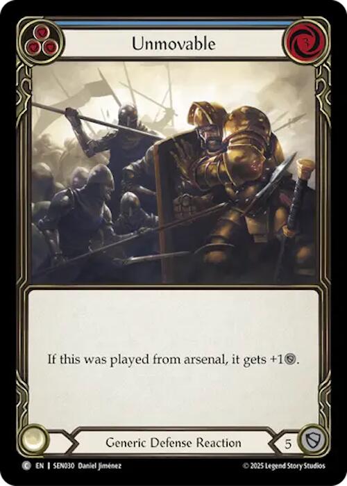 Unmovable (Blue) (Regular) [SEN030] (GEM Pack 2)