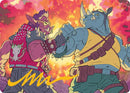 Bebop & Rocksteady Art Card (Gold-Stamped Signature) [Teenage Mutant Ninja Turtles Art Series]