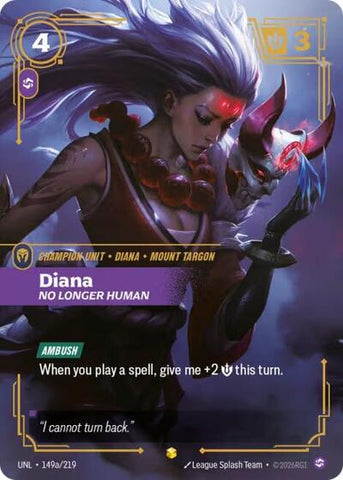 [Chinese] Diana - No Longer Human (Alternate Art) [UNL-149a/219]