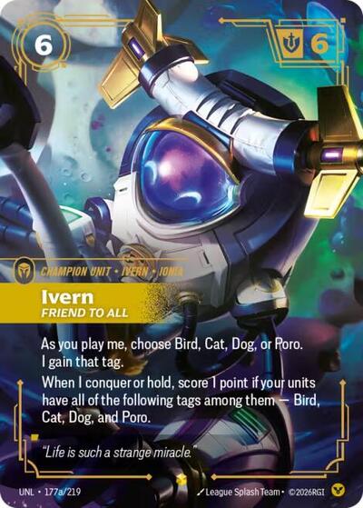 [Chinese] Ivern - Friend to All (Alternate Art) [UNL-177a/219]