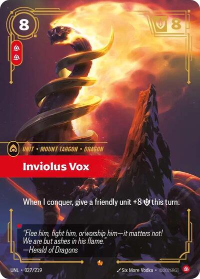 Inviolus Vox [UNL-027/219]