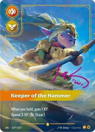 [Chinese] Poppy - Keeper of the Hammer (Signature) [UNL-237*/219]