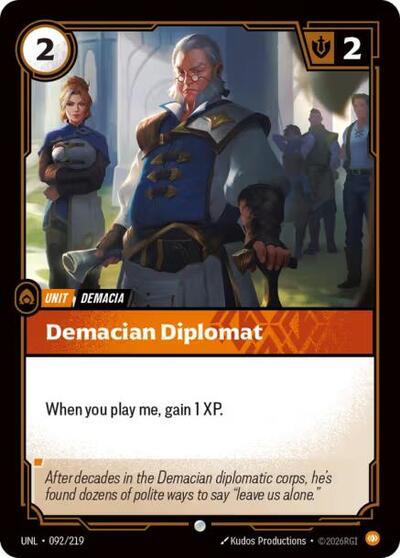 [Chinese] Demacian Diplomat [UNL-092/219]
