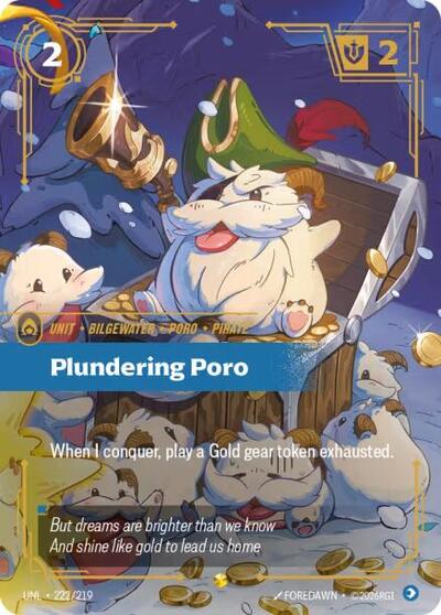 [Chinese] Plundering Poro (Overnumbered) [UNL-222/219]