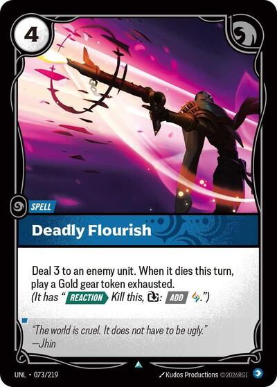[Chinese] Deadly Flourish [UNL-073/219]