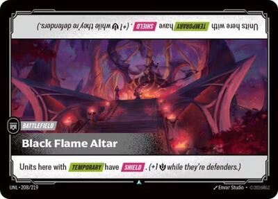 [Chinese] Black Flame Altar [UNL-208/219]