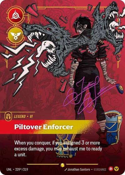 [Chinese] Vi - Piltover Enforcer (Signature) [UNL-229*/219]