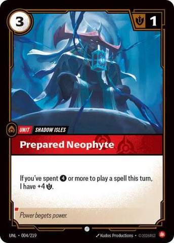 [Chinese] Prepared Neophyte [UNL-004/219]