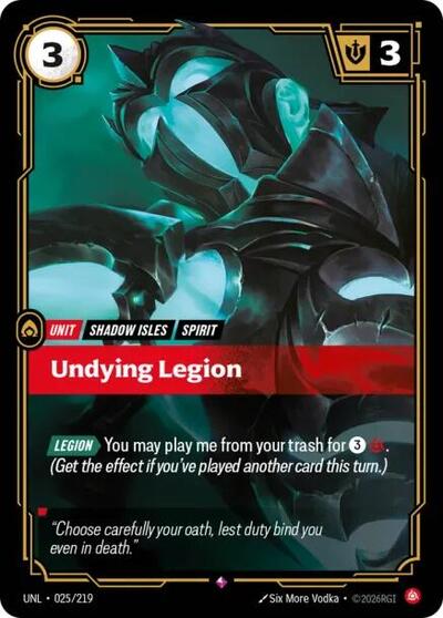 [Chinese] Undying Legion [UNL-025/219]