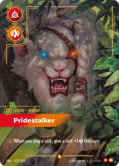 [Chinese] Rengar - Pridestalker (Overnumbered) [UNL-227/219]