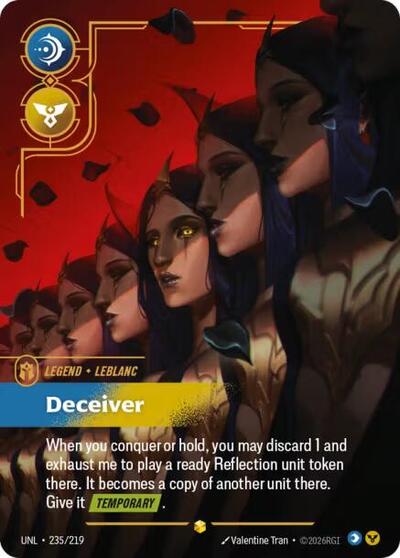 [Chinese] LeBlanc - Deceiver (Overnumbered) [UNL-235/219]